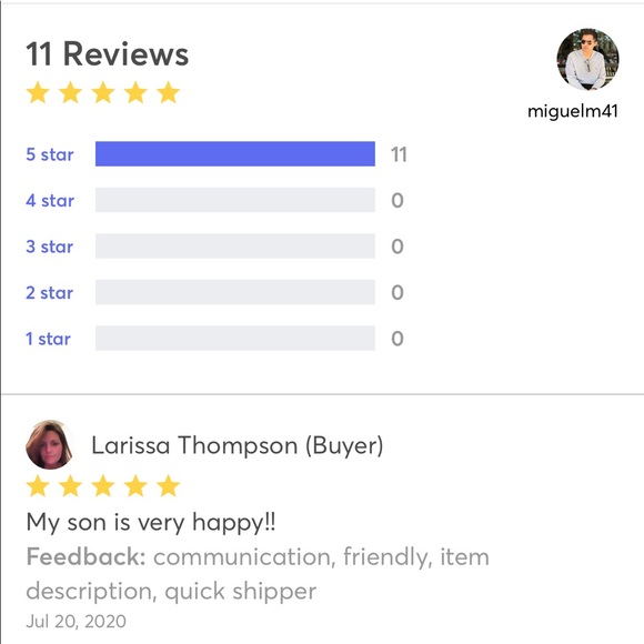 ⭐️5 Star Reviews / Feedback - Picture 4 of 7